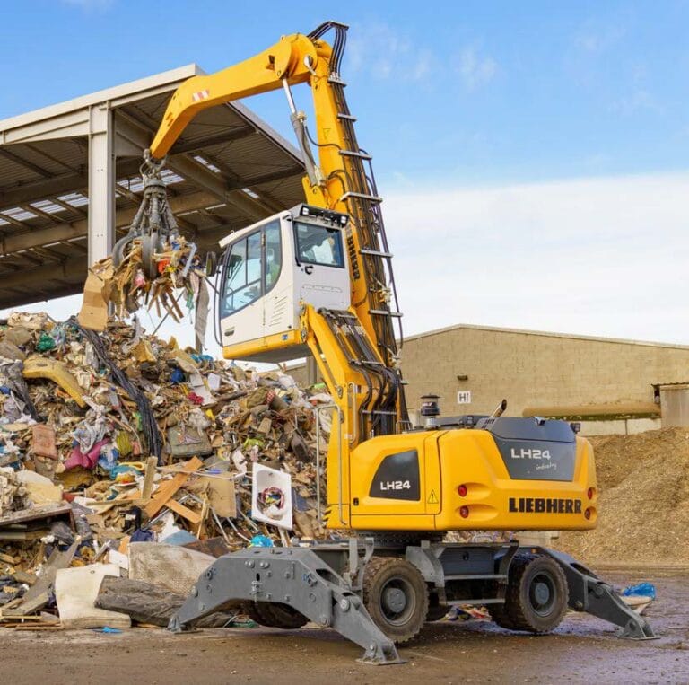Liebherr LH24 material handler hire