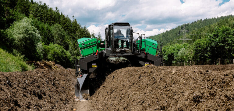 Komptech Topturn windrow turner
