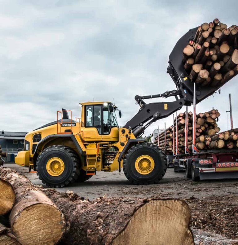 Volvo L180 wheel loader hire